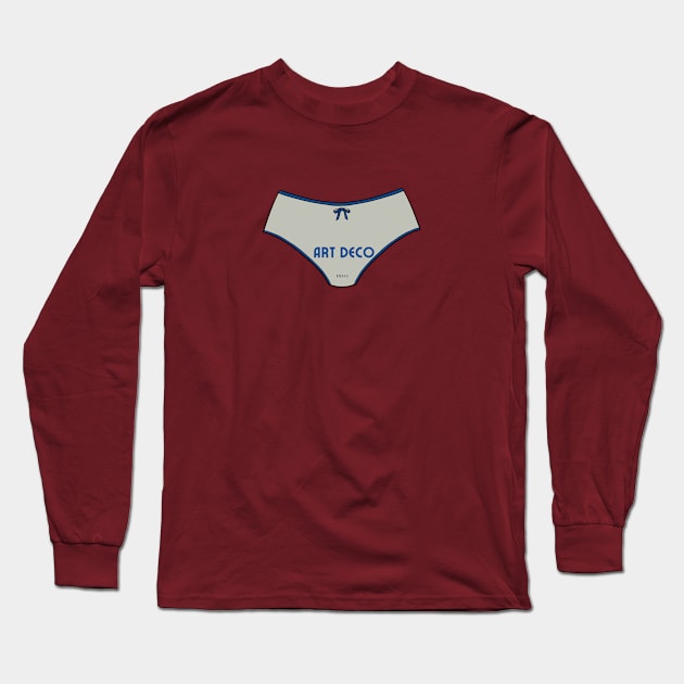 Ode to Dodson: Art Deco Long Sleeve T-Shirt by ReallyWeirdQuestionPodcast